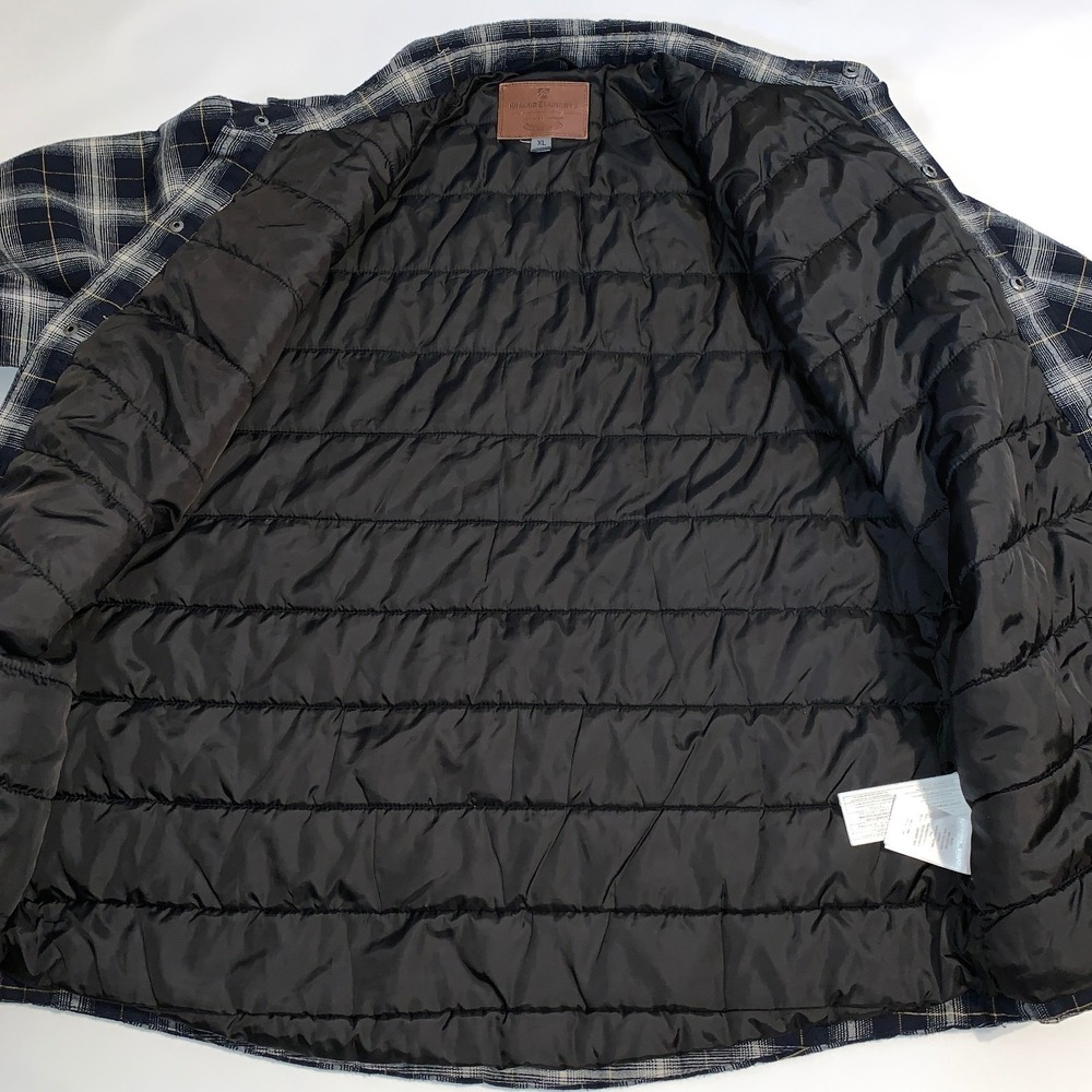 Rugged Elements Flannel Plaid Lined Shacket Men's… - image 6